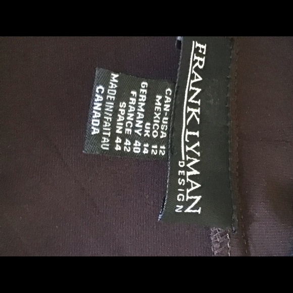 Frank Lyman Chocolate Shrug - Picture 4 of 5